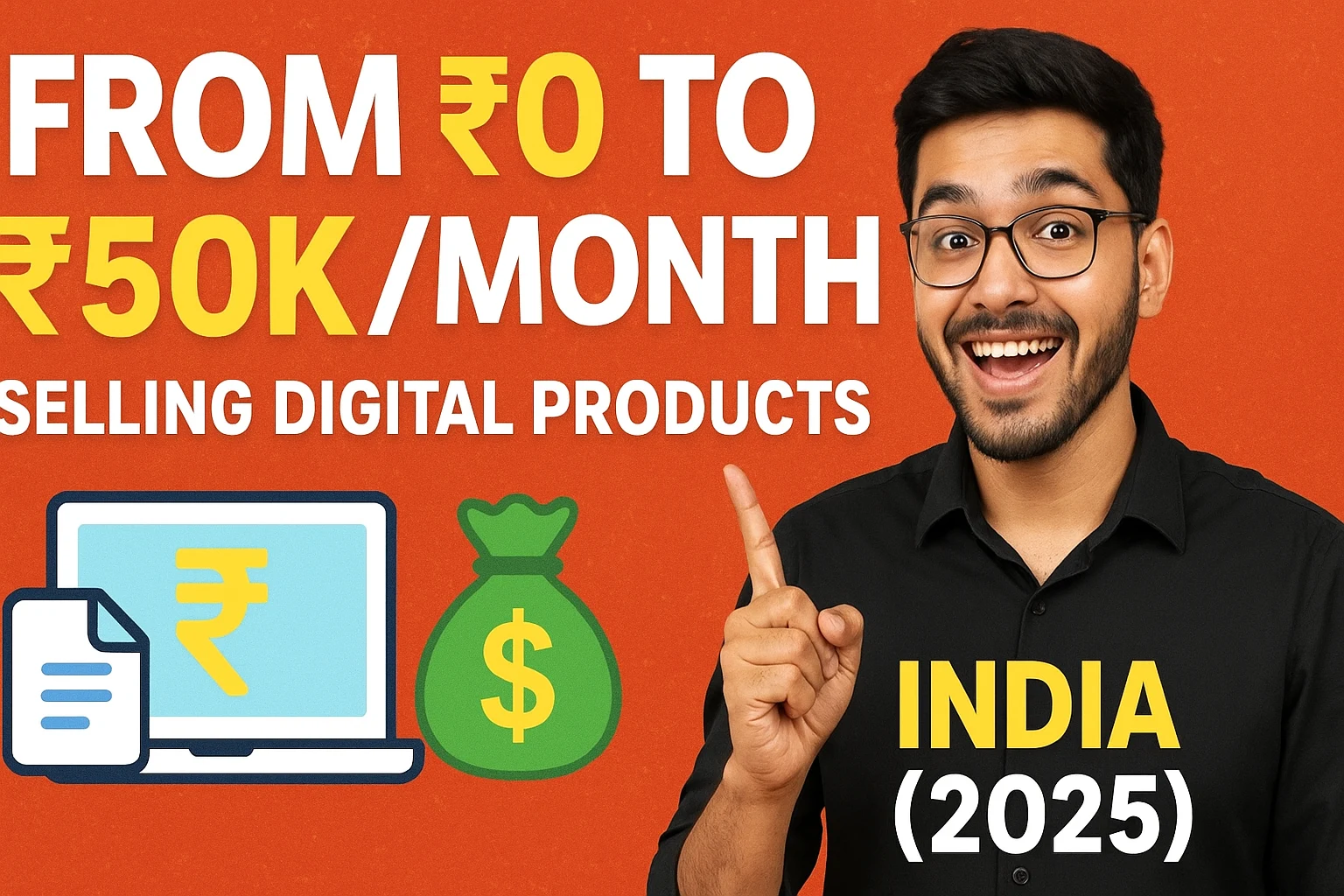 Selling Digital Products & Mini-Courses: Earn ₹50,000+/month in India (2025)